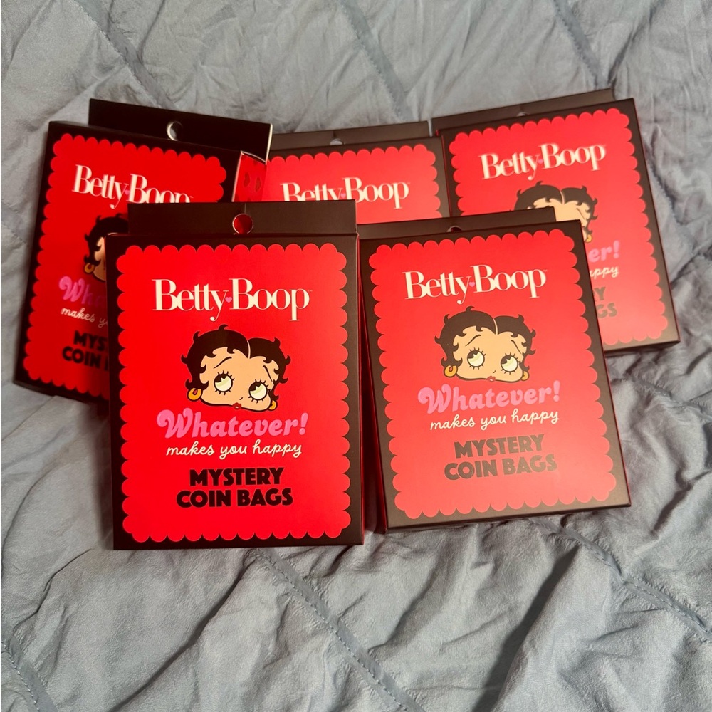 Betty Boop Red Mystery Coin Bags